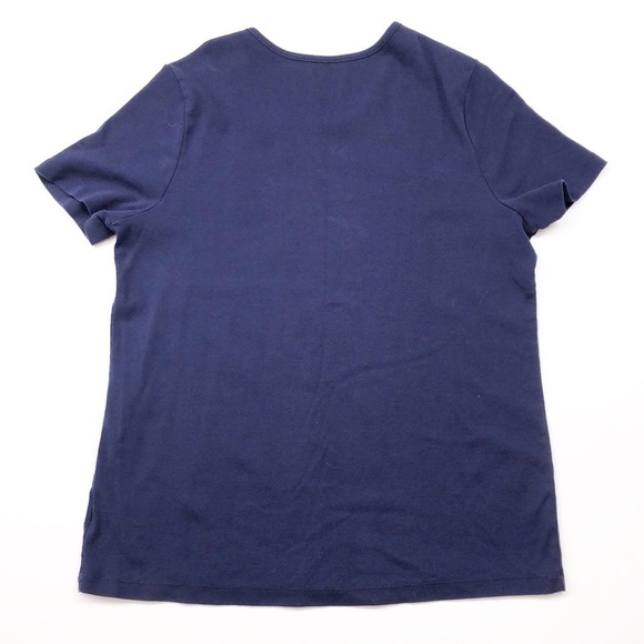 White Stag navy blue short sleeve top - Picture 2 of 4